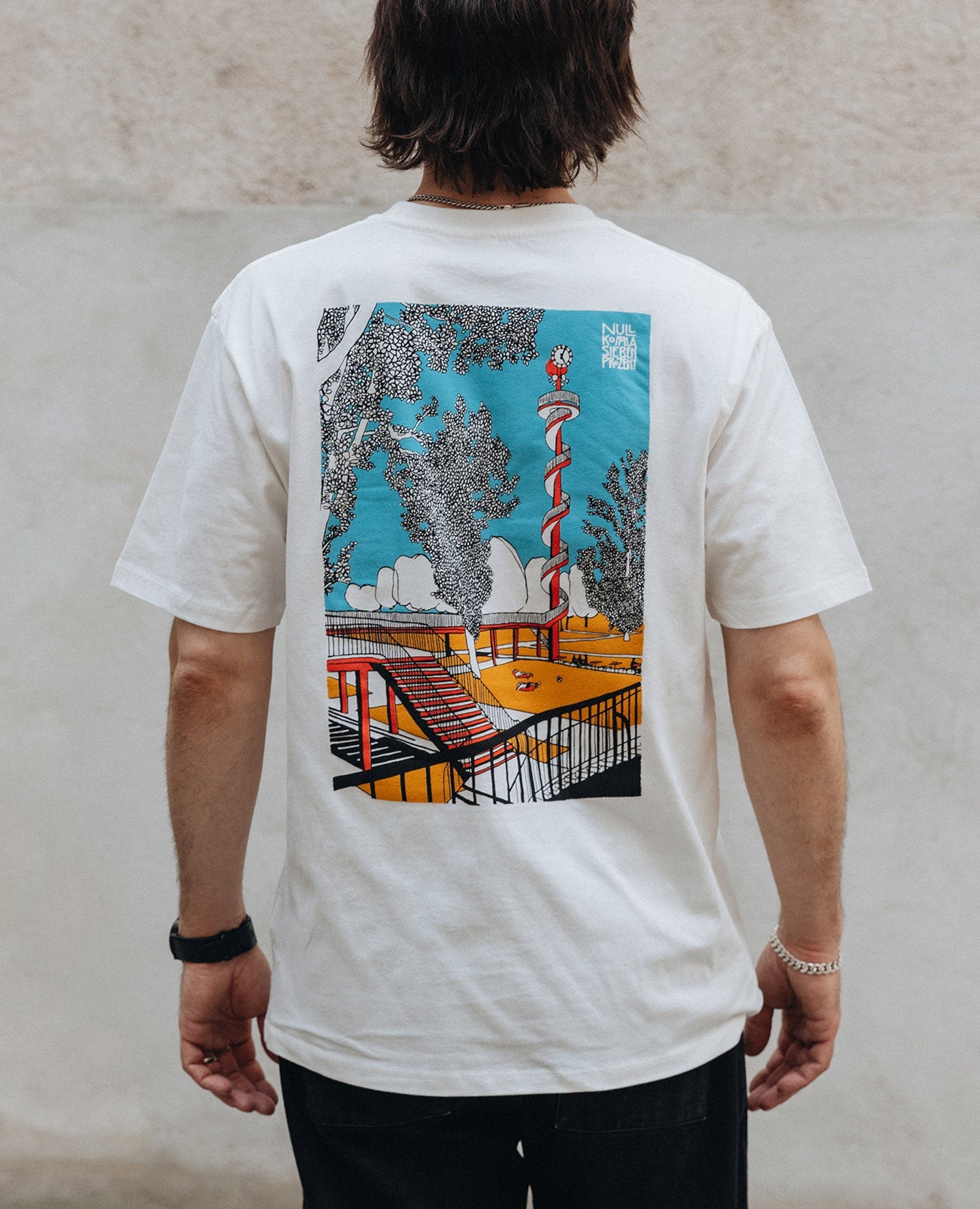 Gänsehäufel T-Shirt von NKSP – Vorderansicht