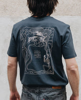 Lebenselixier T-Shirt Dark Blue von NKSP – Vorderansicht