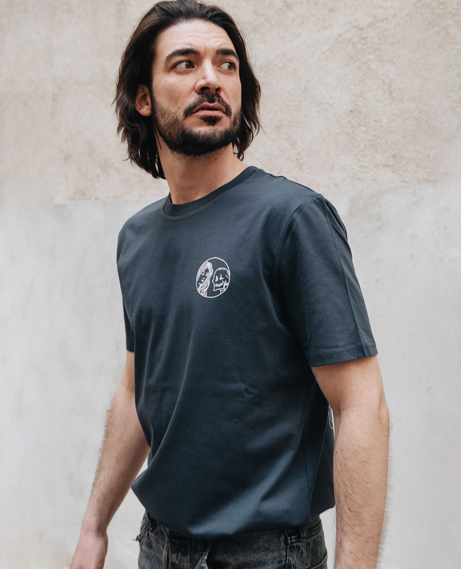 Lebenselixier T-Shirt Dark Blue von NKSP
