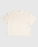 Oversized Boxy T-Shirt Off-White von NKSP – Vorderansicht