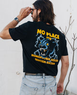 No Place 5.0 T-Shirt von NKSP – Vorderansicht mit Panther-Print