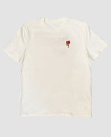 Mohnblumen T-Shirt Off-White von NKSP