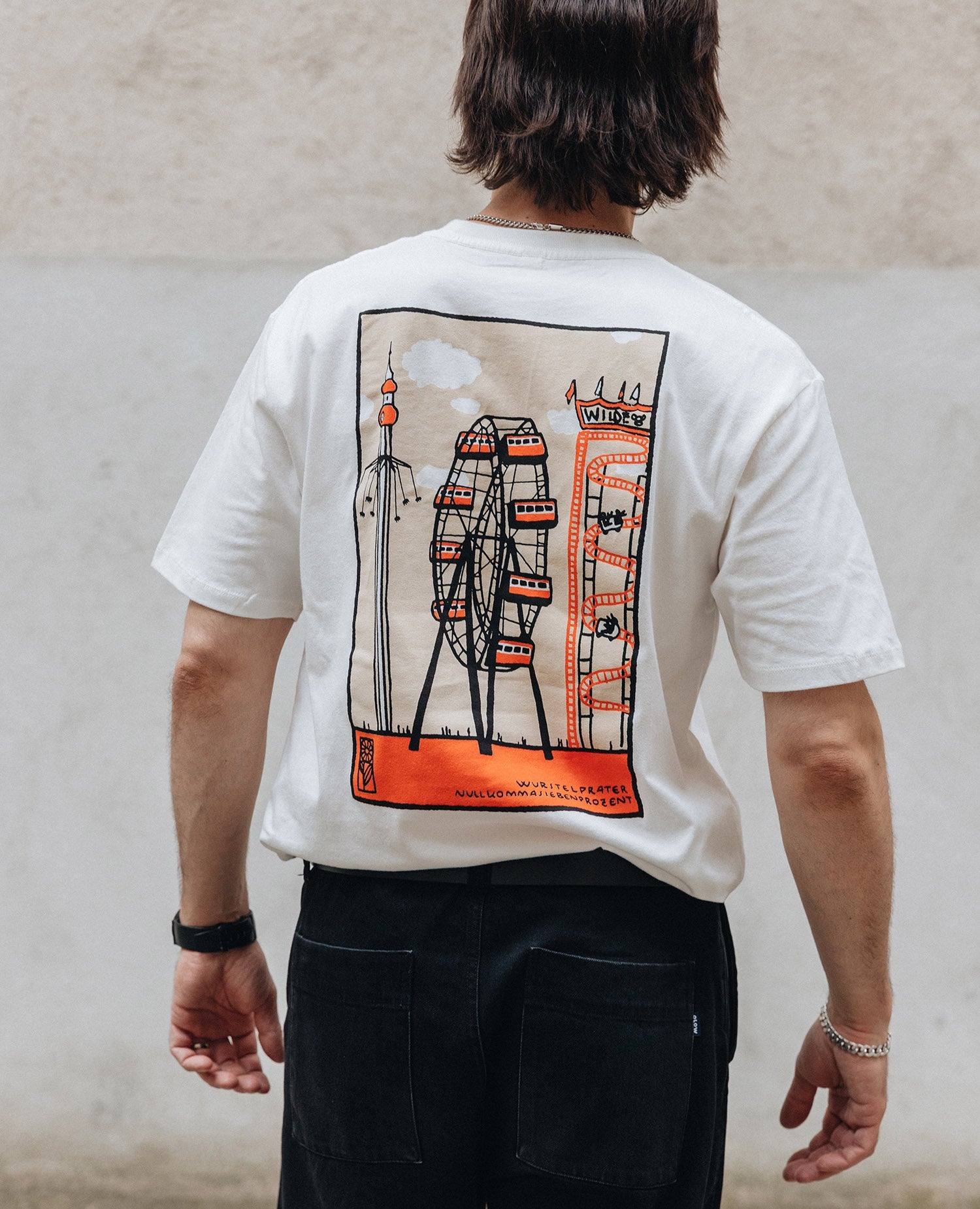 Wurstelprater T-Shirt von NKSP – Vorderansicht