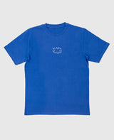 Same Tee Blau von NKSP – Vorderansicht flach gelegt