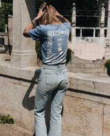 Sommerfrische Vintage T-Shirt von NKSP am Model