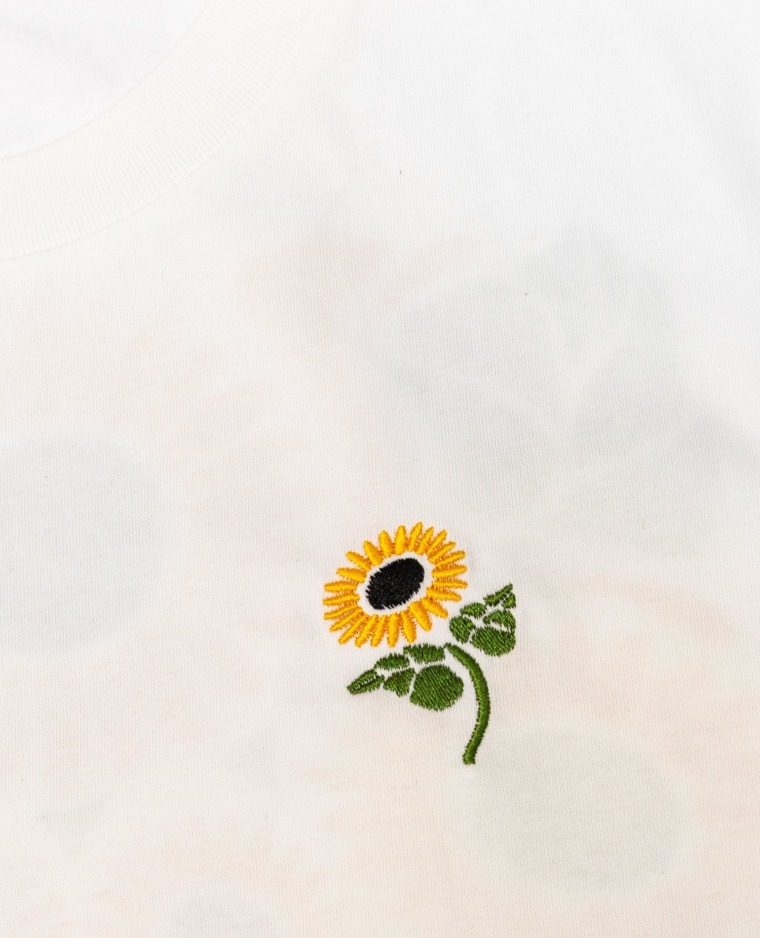 Sonnenblumen T-Shirt Off-White von NKSP