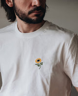Sonnenblumen T-Shirt Off-White von NKSP