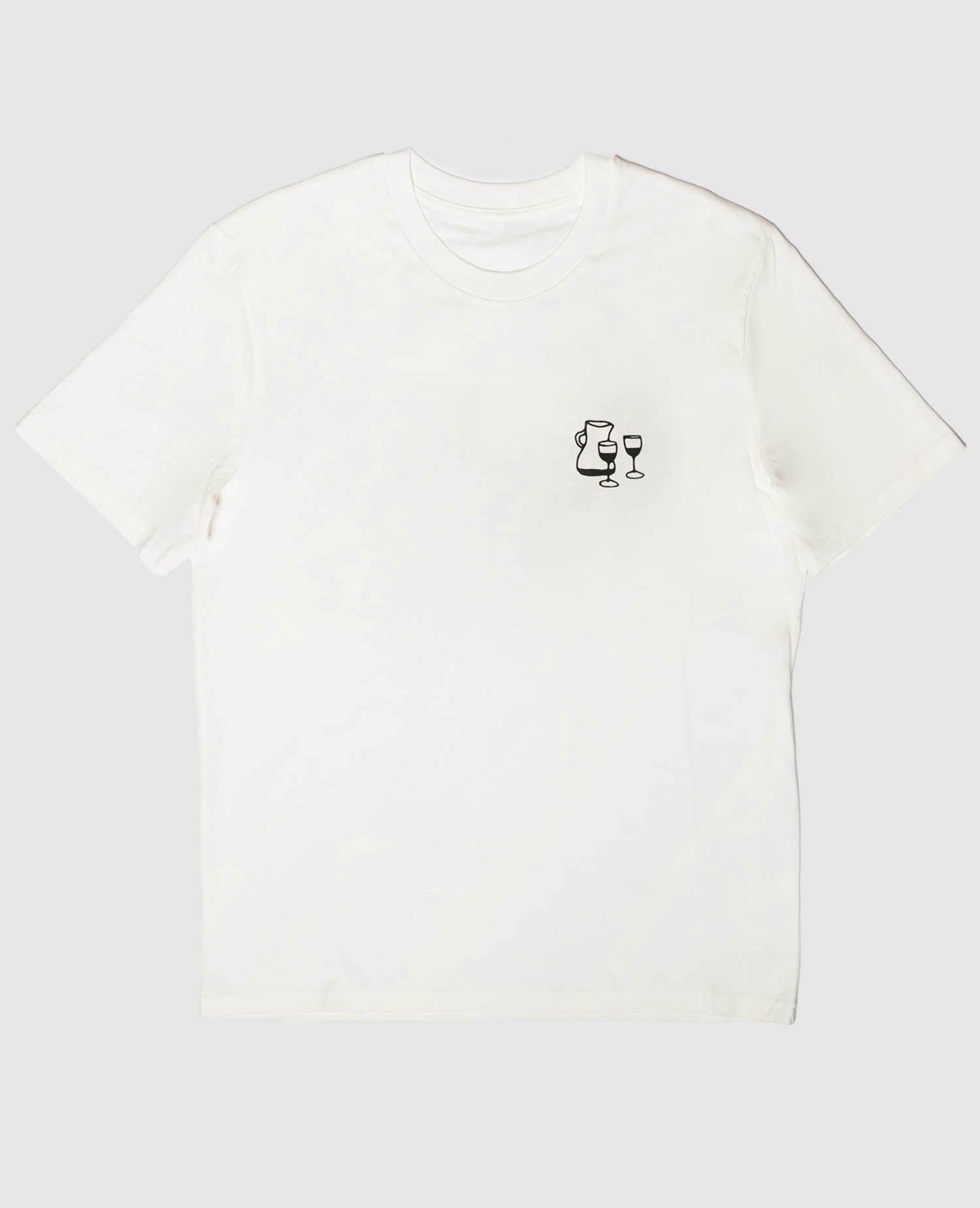 Weinwandern T-Shirt Off-White von NKSP