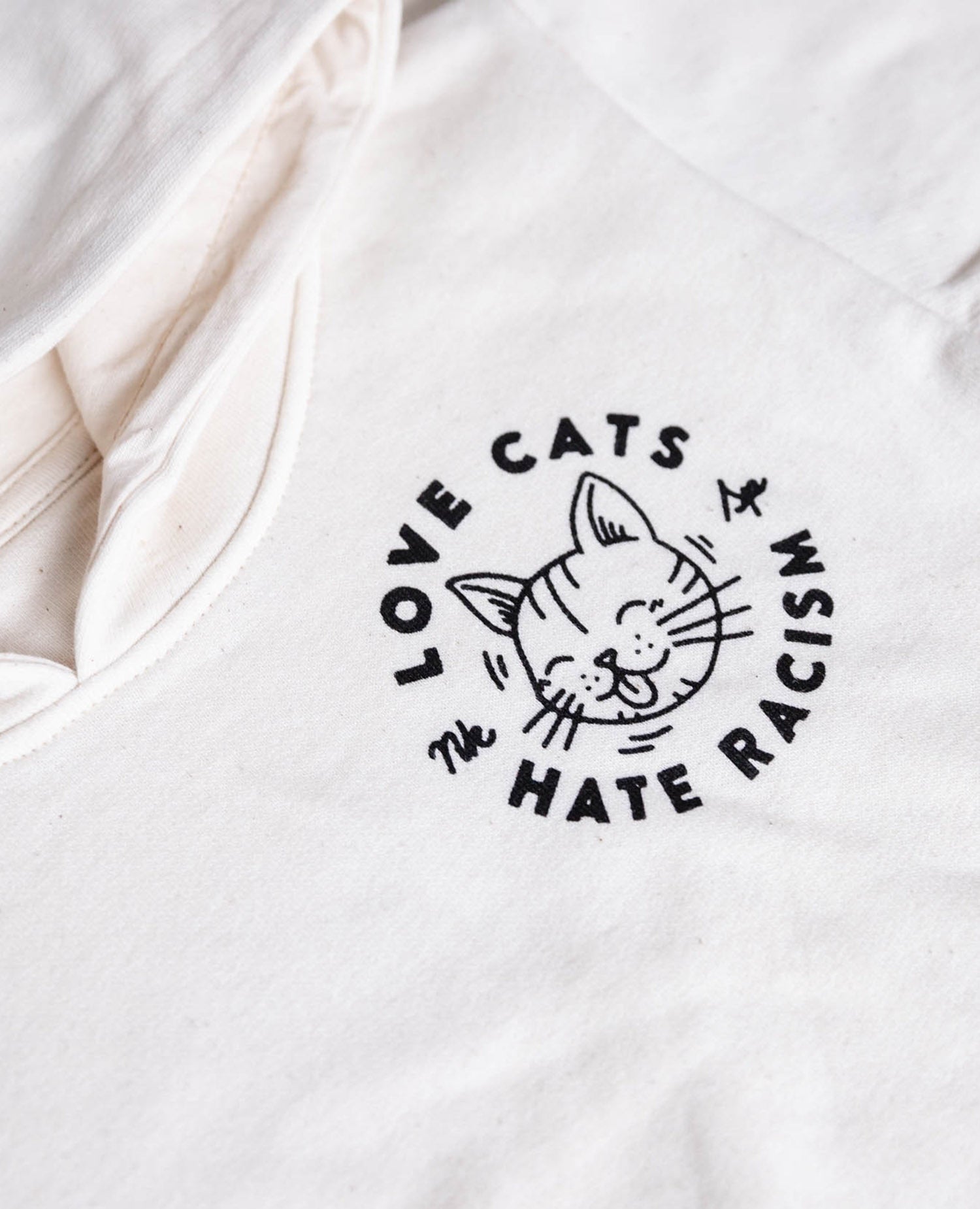 Love Cats Hate Racism Baby & Kids Hoodie von NKSP