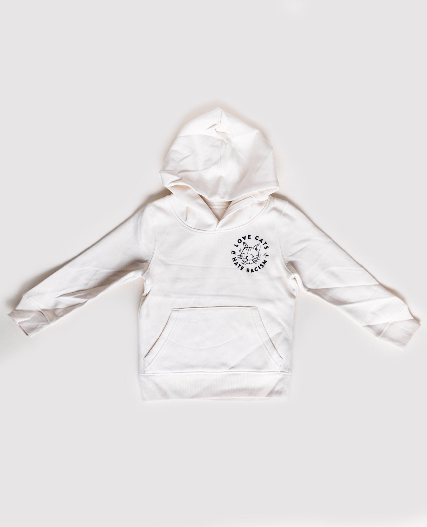 Love Cats Hate Racism Baby & Kids Hoodie von NKSP