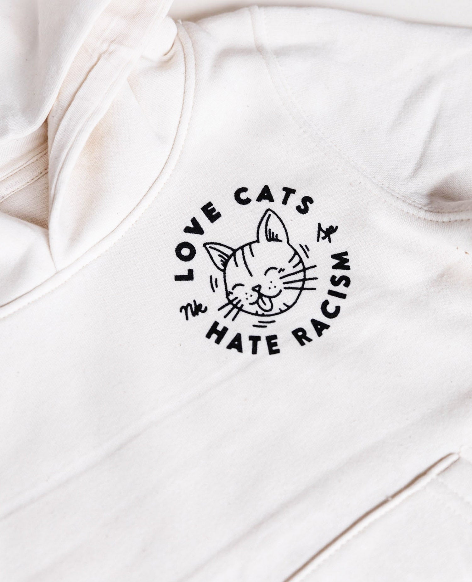 Love Cats Hate Racism Baby & Kids Hoodie von NKSP