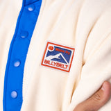 Fleece sweatshirt - White and blue