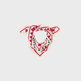 Small women’s 100% organic cotton scarf Romane - Ecru