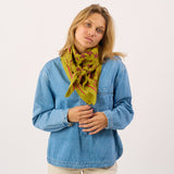 Scarf Hélène - Vert et violet