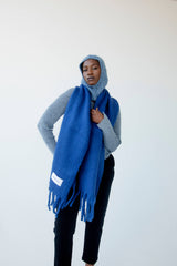 The Alpaca Balaclava Fitted Hood - Glacial Lake