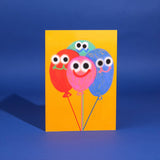 Balloons Greetings Card By Jon Burgerman