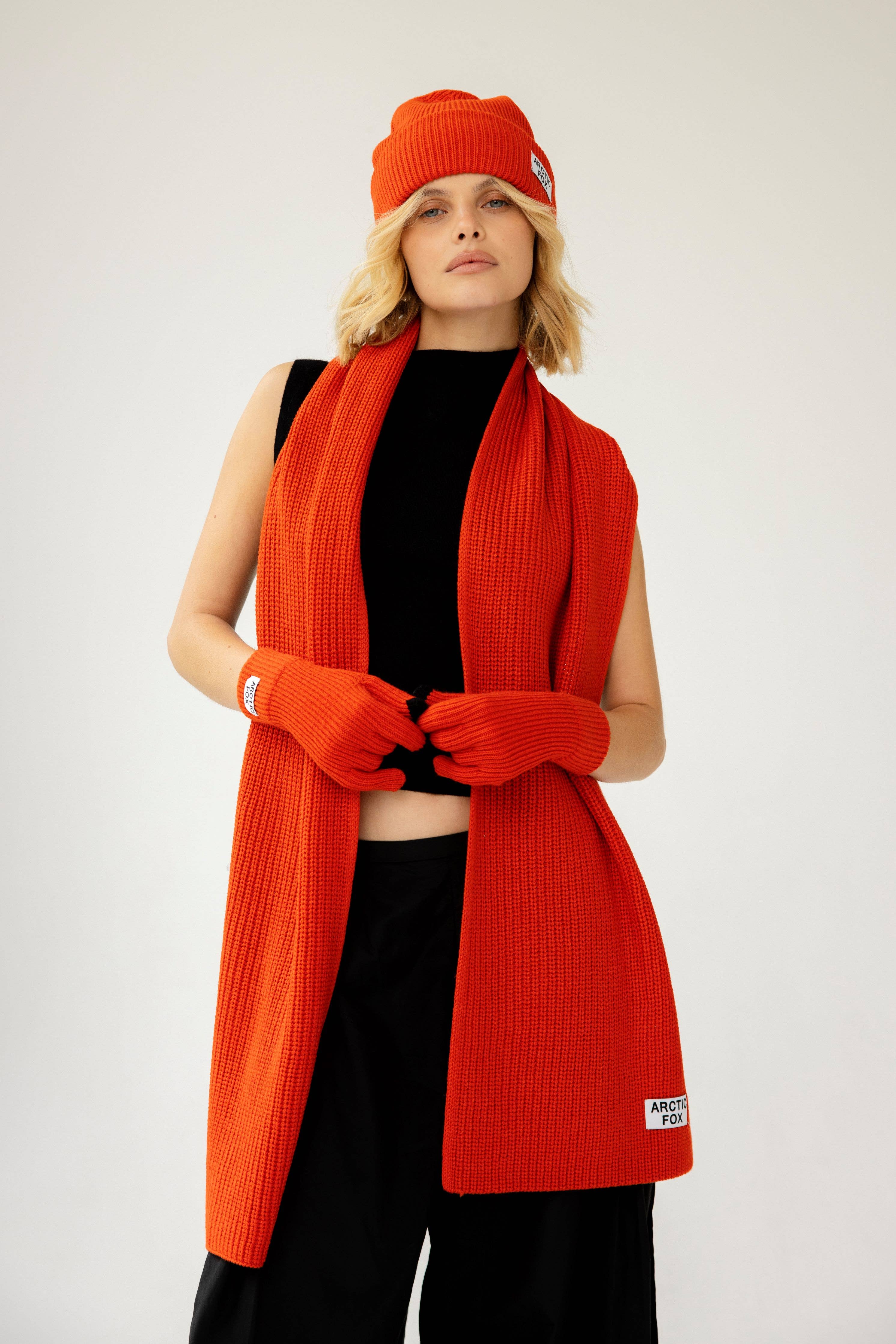 Recycled Bottle Gloves - Sunkissed Coral - AW25