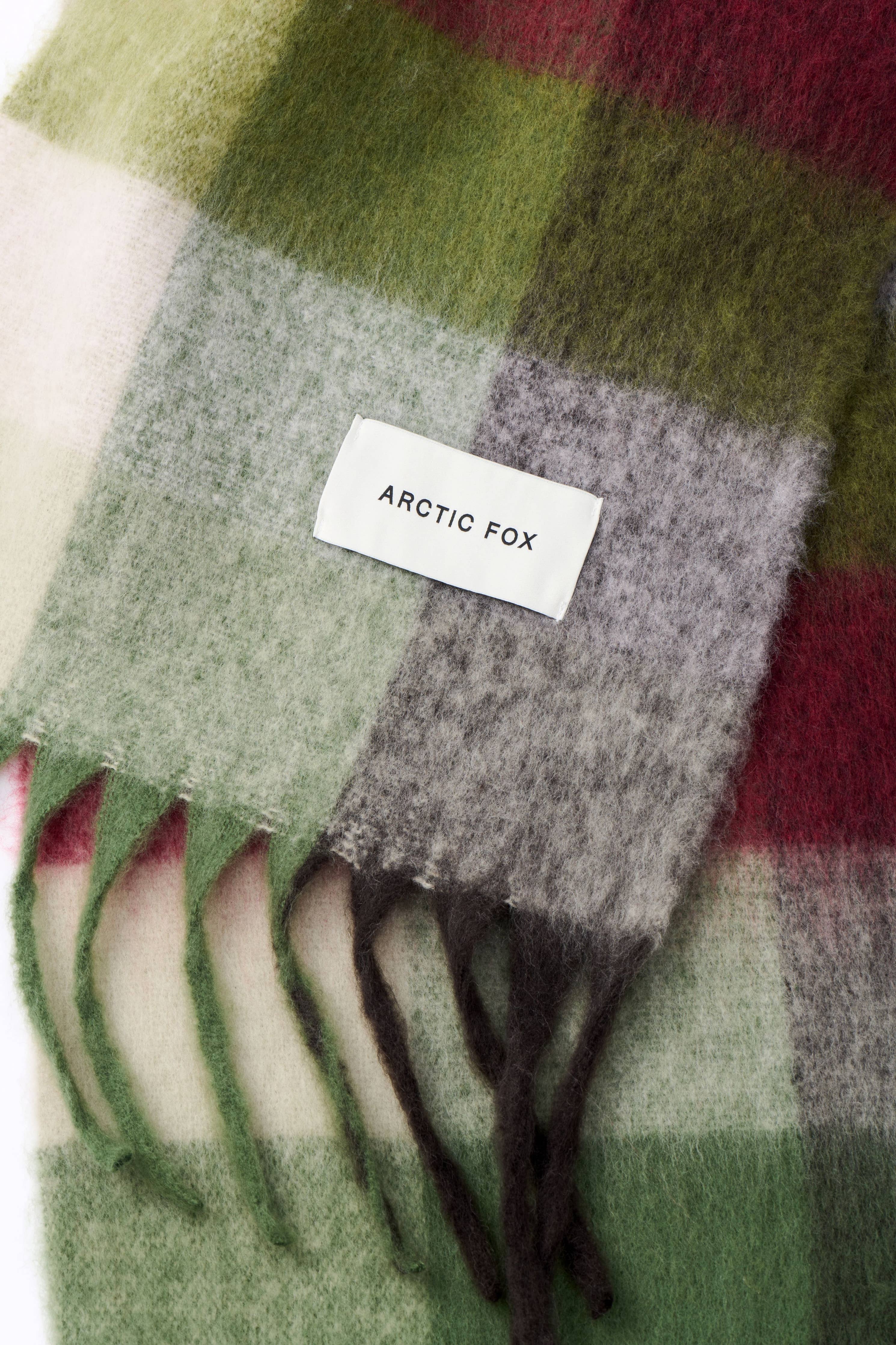 The Reykjavik Scarf - 100% Recycled - Mossy Green - AW25