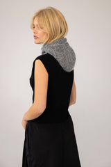 The Alpaca Balaclava Fitted Hood - Alpine Cloud