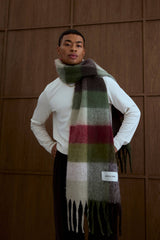 The Reykjavik Scarf - 100% Recycled - Mossy Green - AW25