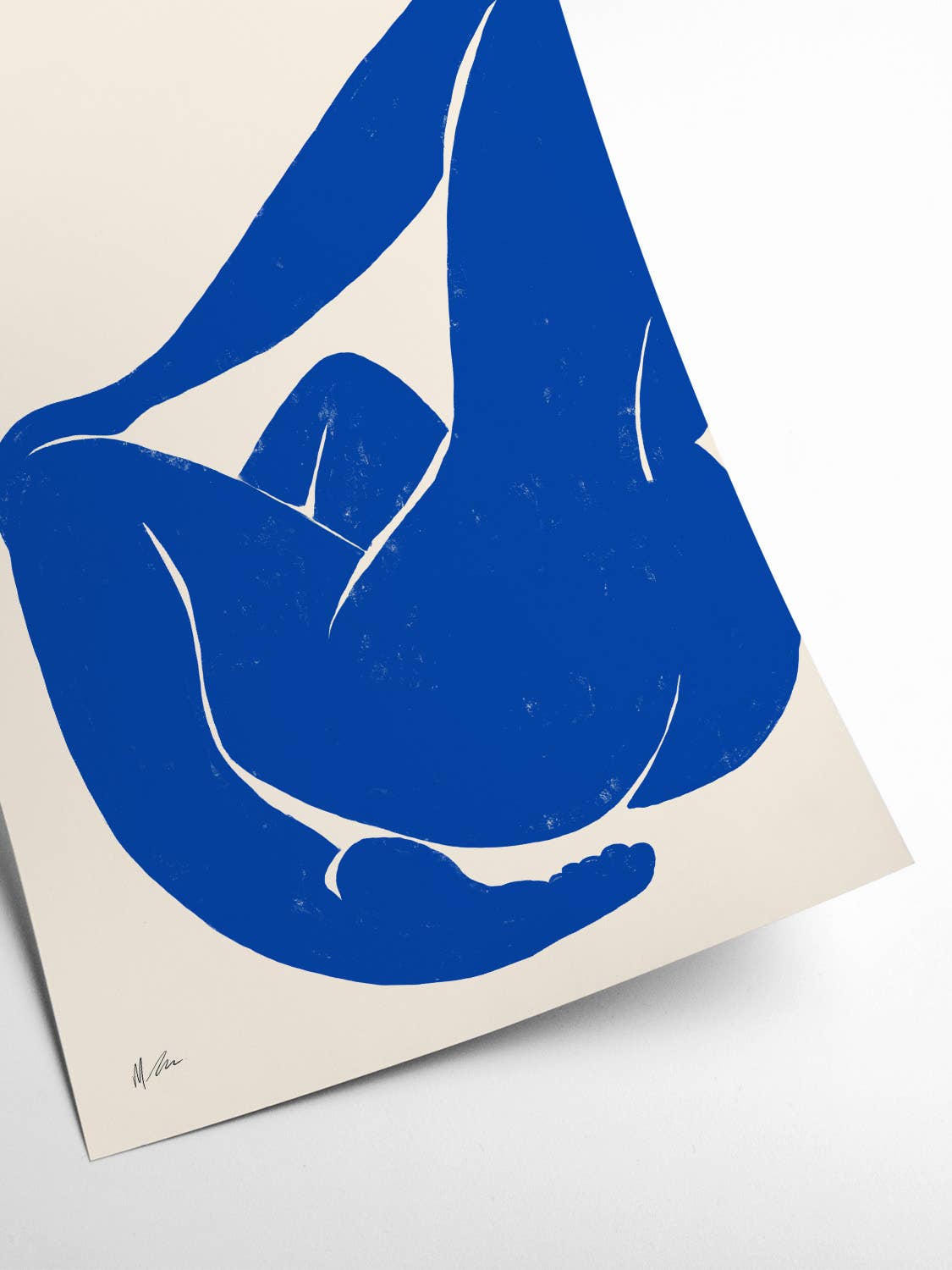 Michelle - Nu Blue - Poster - Print