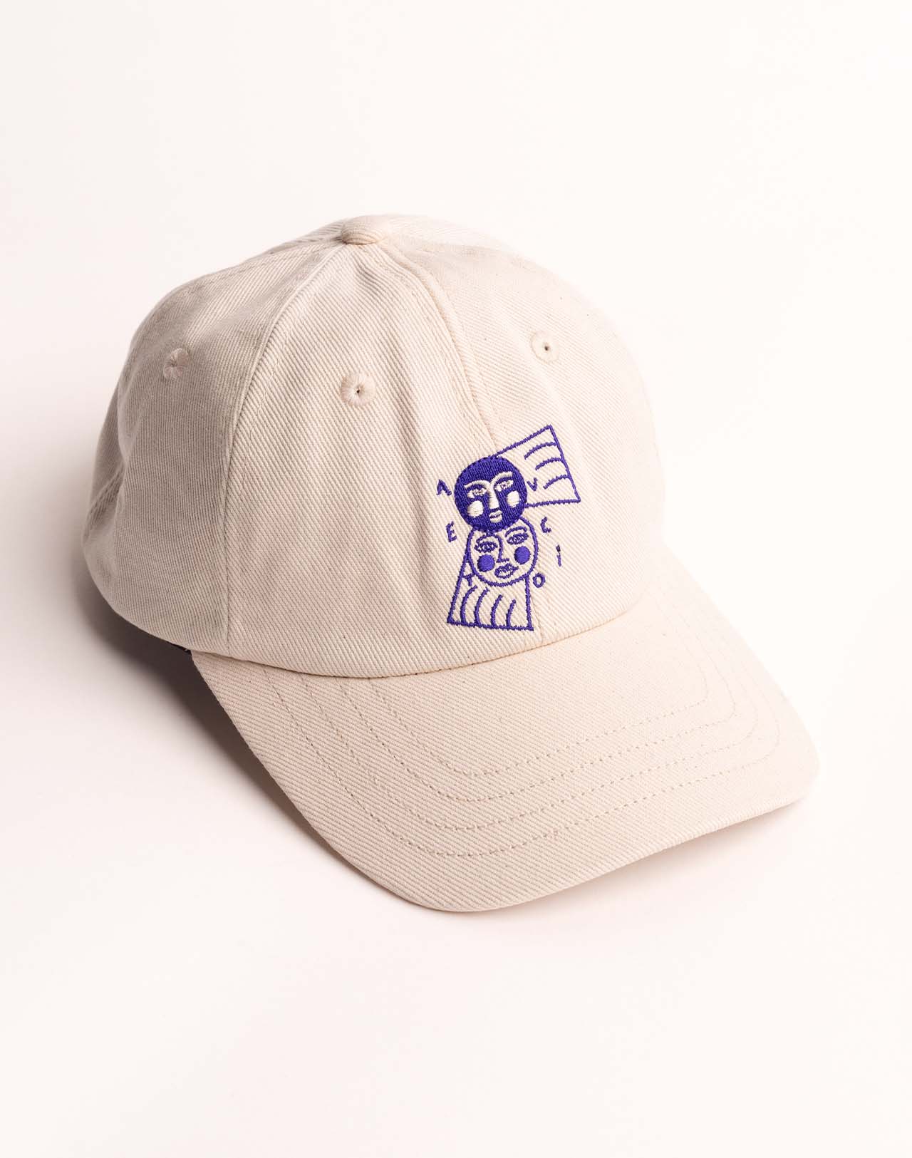 Casquette Six Panel Avec Toi Écru