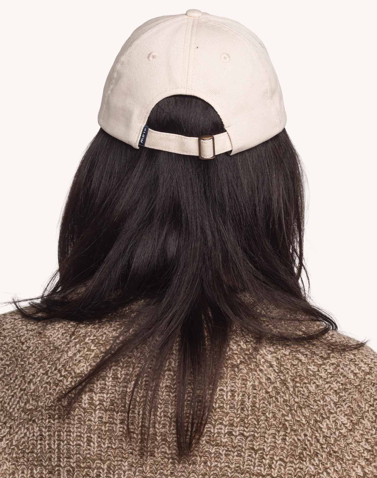 Casquette Six Panel Avec Toi Écru