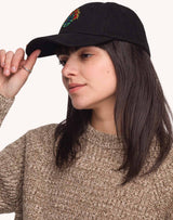 Casquette Six Panel Blossom Yourself Denim Noir