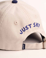 Casquette Six Panel Just Sky Écru & Bleu Outremer