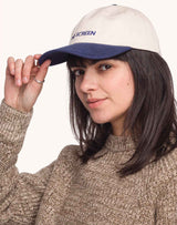 Casquette Six Panel Just Sky Écru & Bleu Outremer