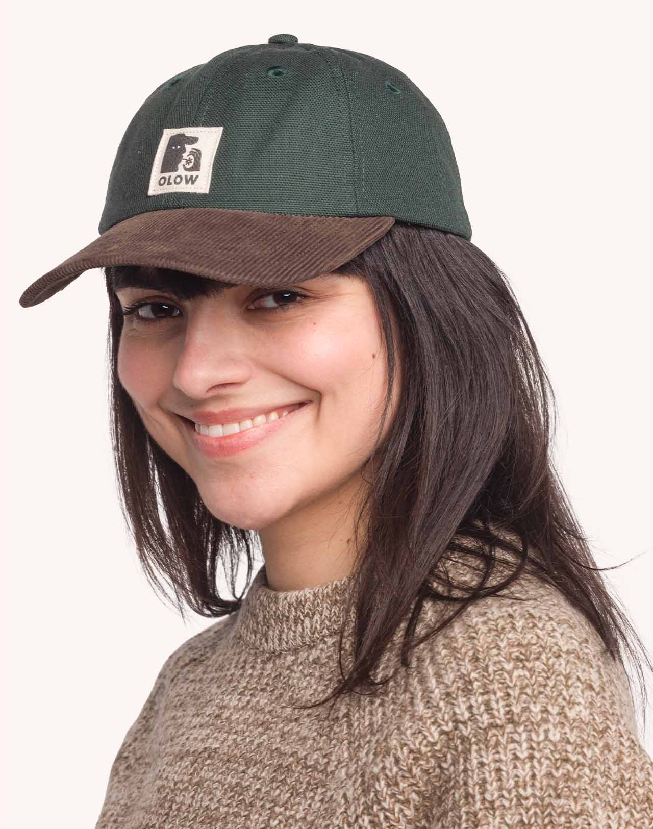 Casquette Six Panel Stanton Vert Mélèze & Marron