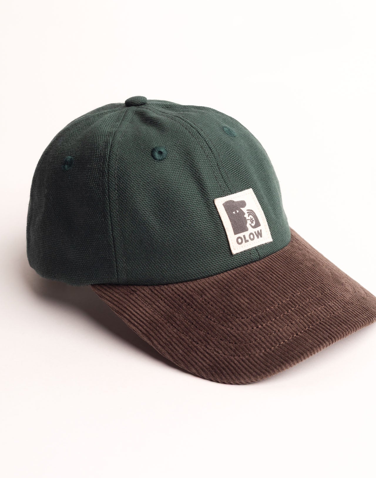 Casquette Six Panel Stanton Vert Mélèze & Marron