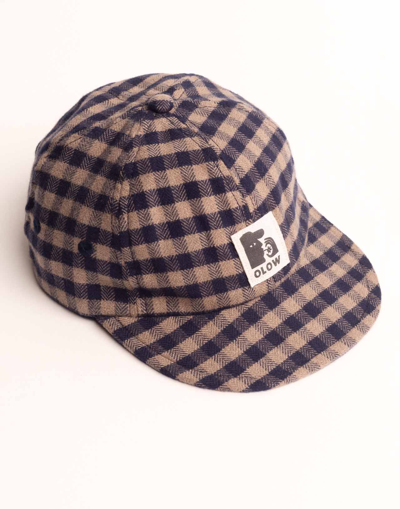 Casquette Wick Marron et Bleu