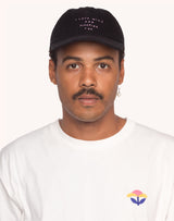 Casquette Six Panel Wine And Sleep Noir