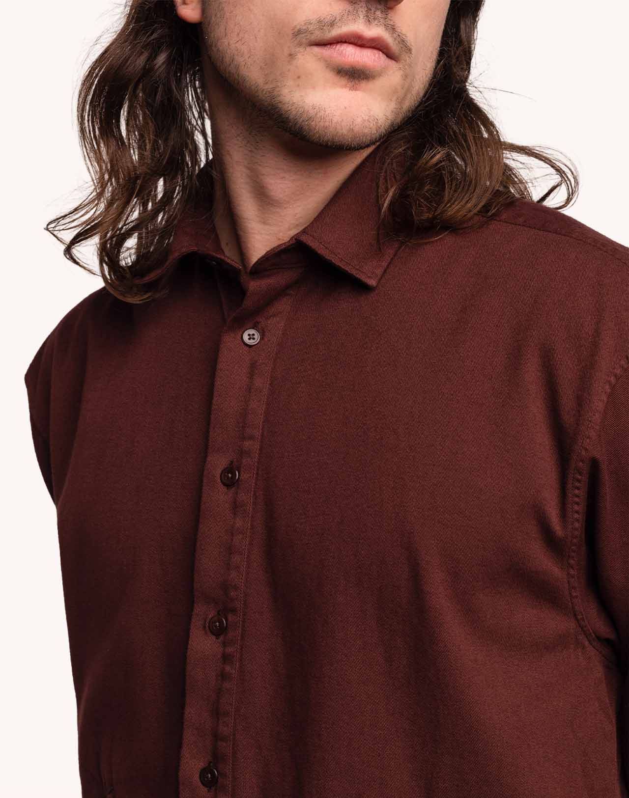 Chemise Brook Chocolat