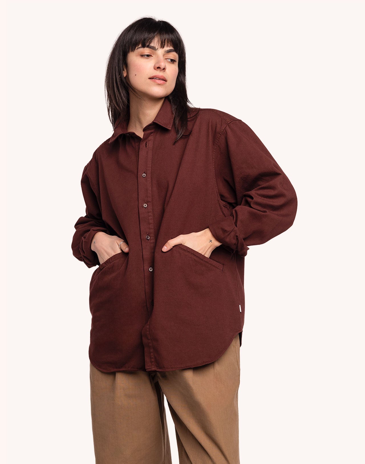 Chemise Brook Chocolat