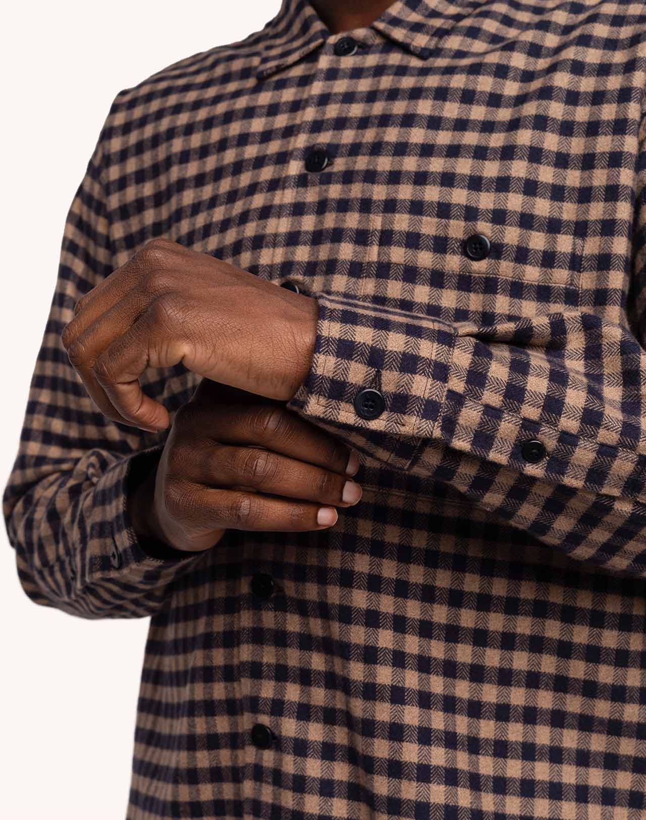 Chemise Decré Wick Marron et Bleu
