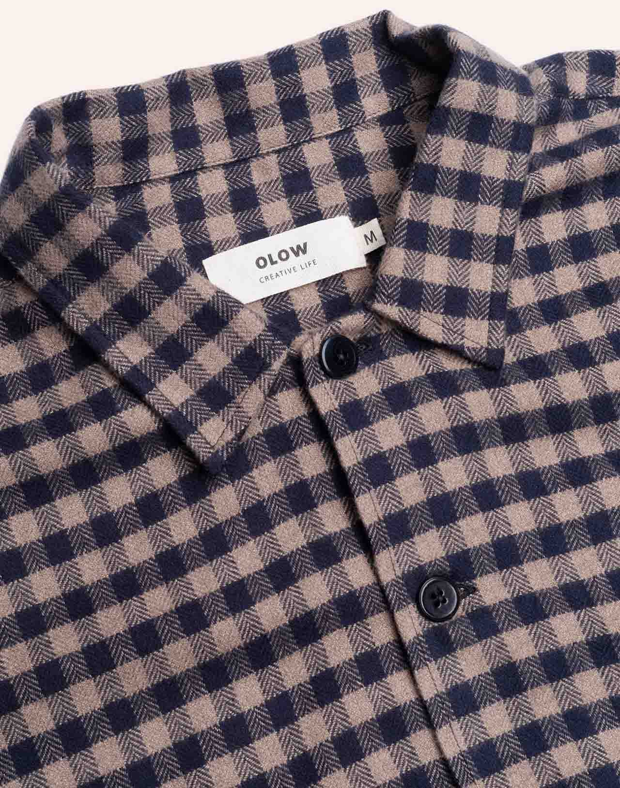 Chemise Decré Wick Marron et Bleu