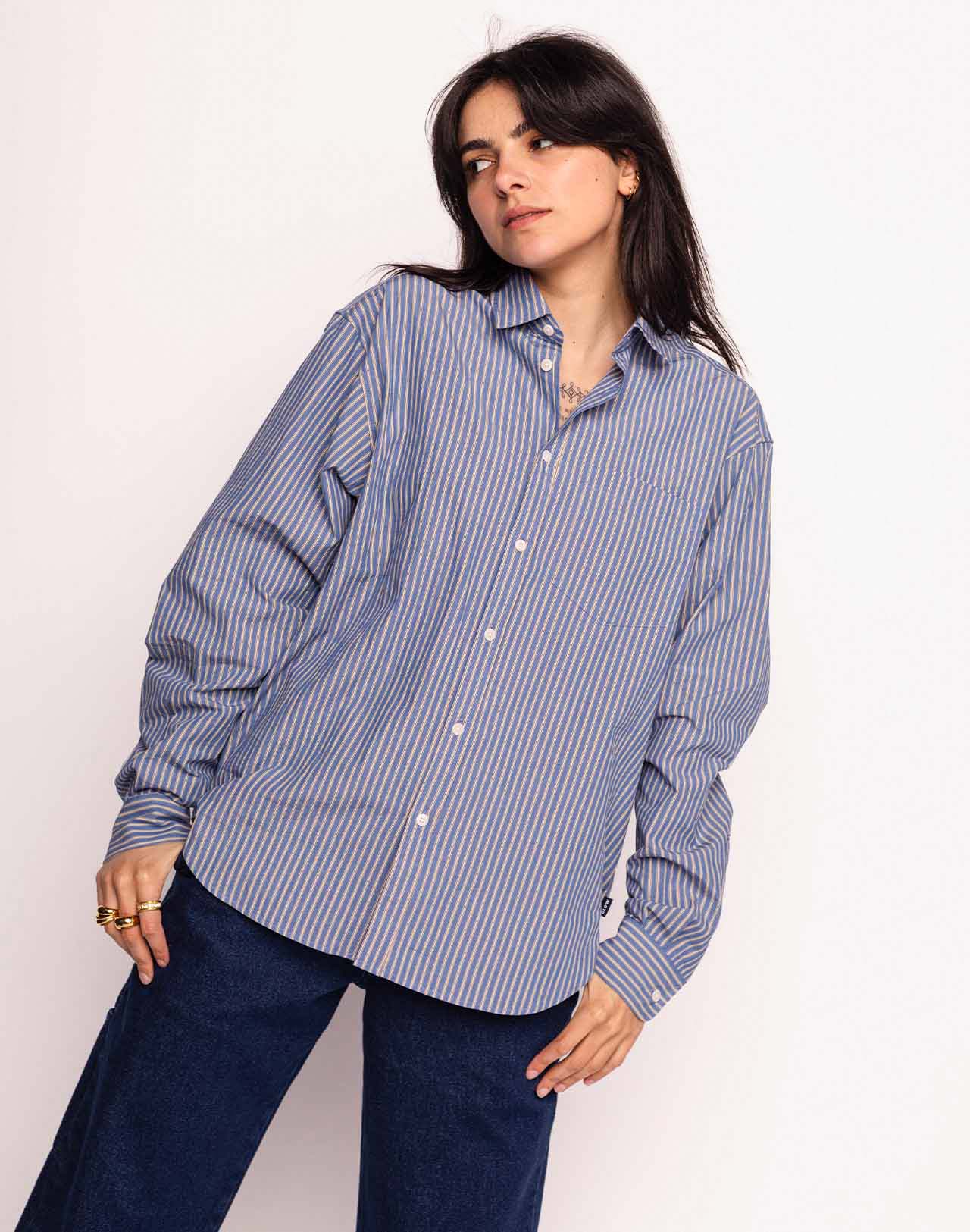 Chemise Nago Randal Bleu Clair