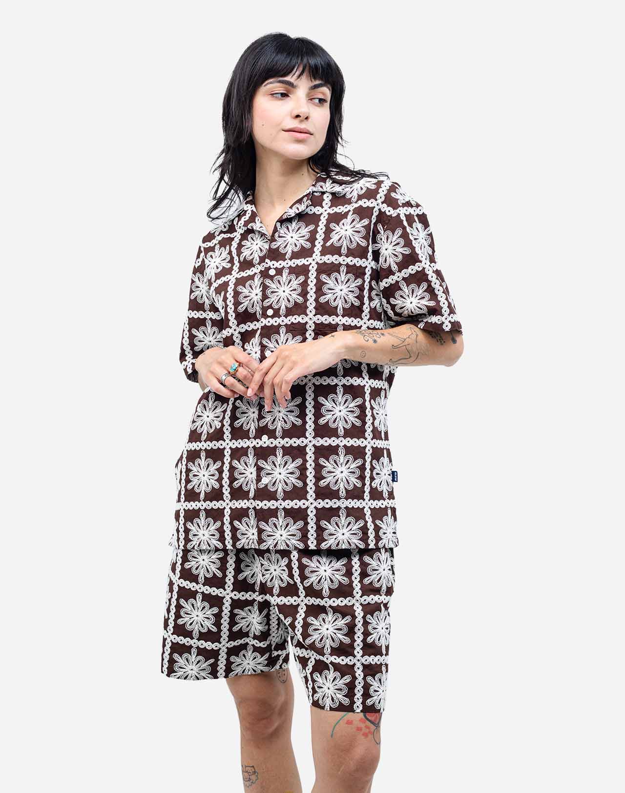 Brown Aloha Khaju Shirt