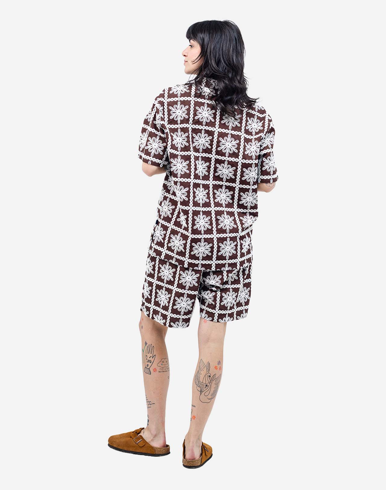 Brown Aloha Khaju Shirt