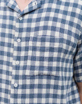 Blue Grey Aloha Piknik Shirt