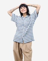 Blue Grey Aloha Piknik Shirt