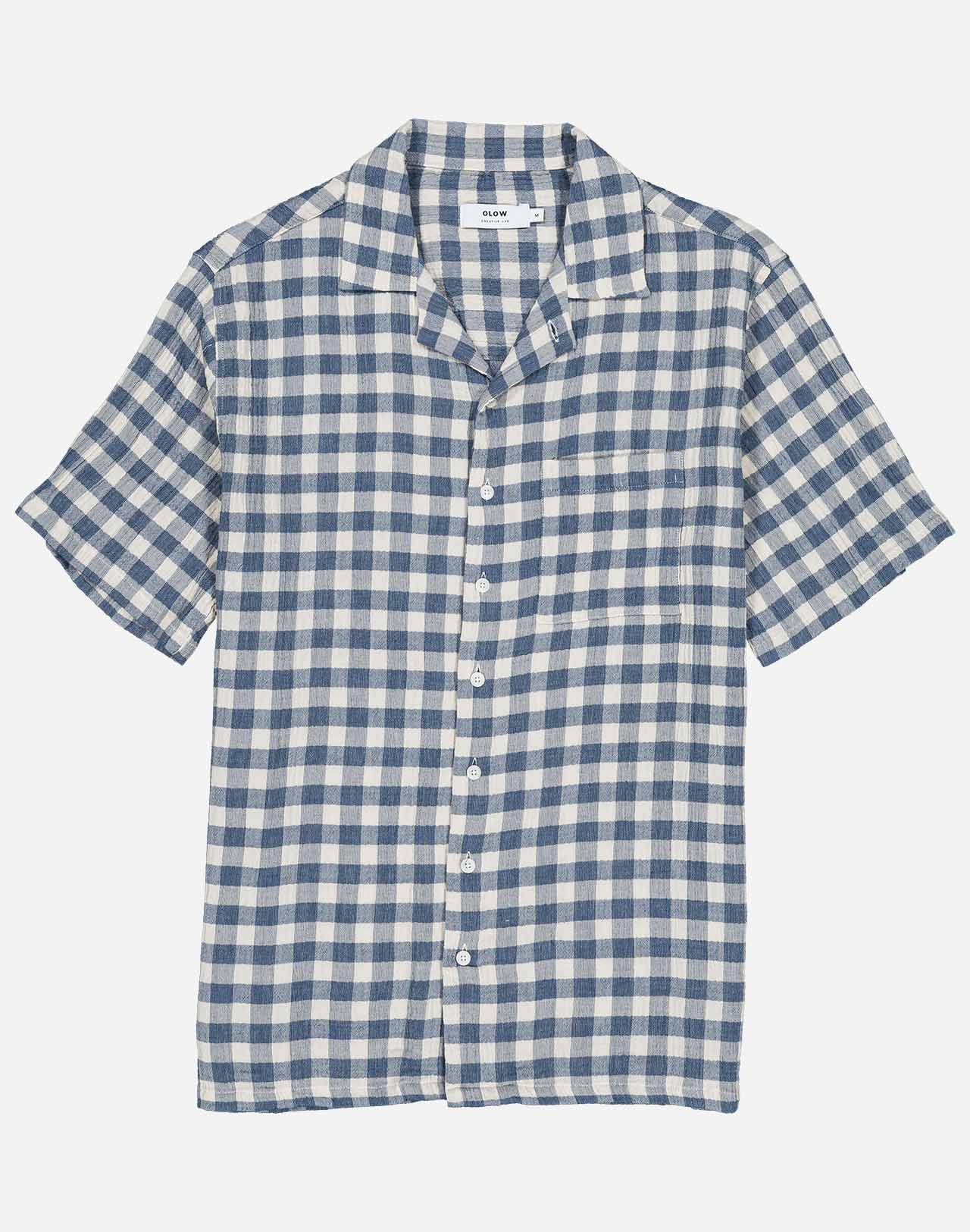 Blue Grey Aloha Piknik Shirt