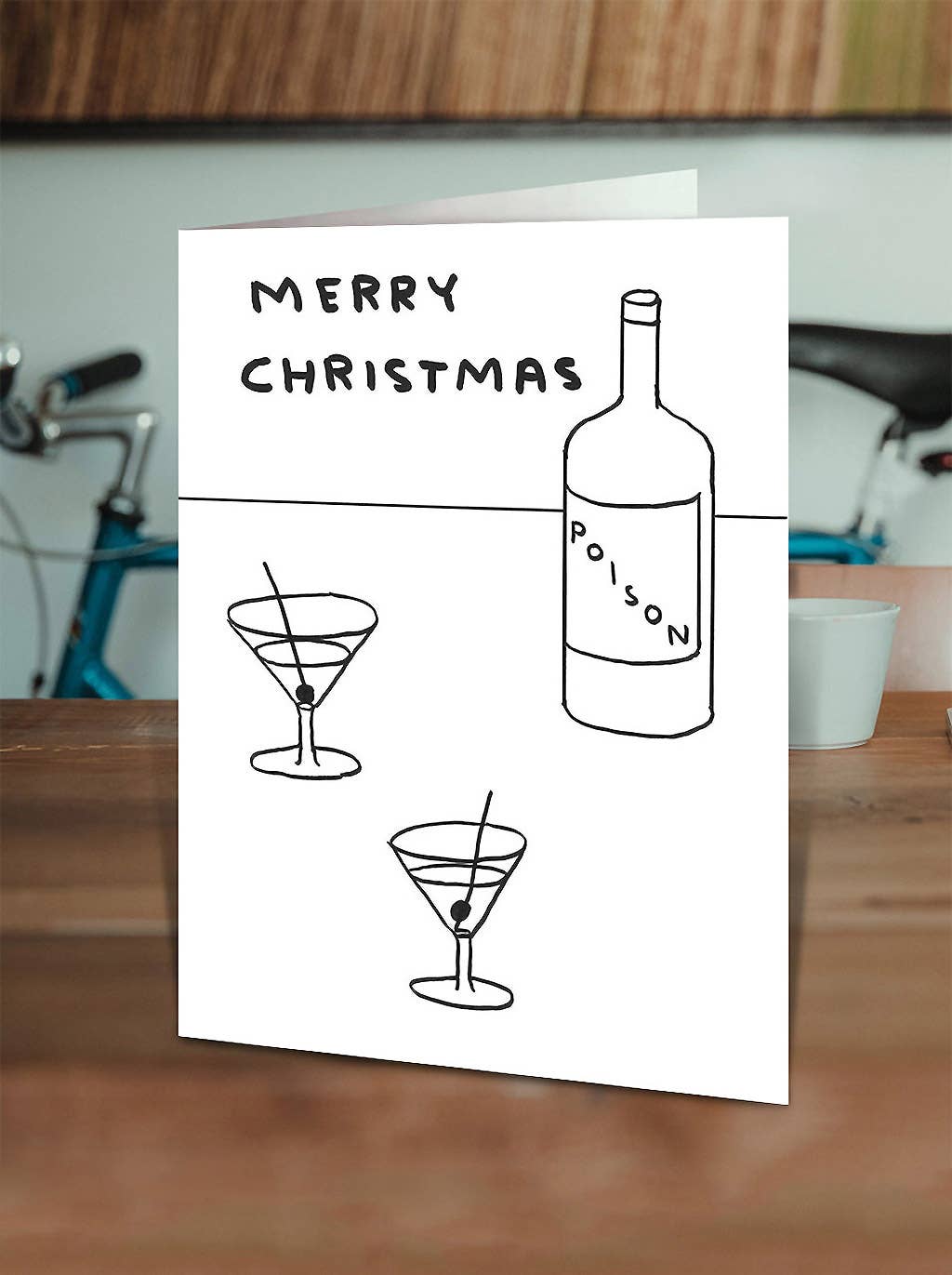 David Shrigley Lustige Weihnachtskarte — Weihnachtsgiftkarte