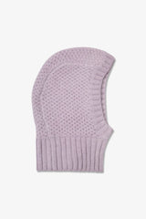 The Alpaca Balaclava Fitted Hood - Lilac - AW23