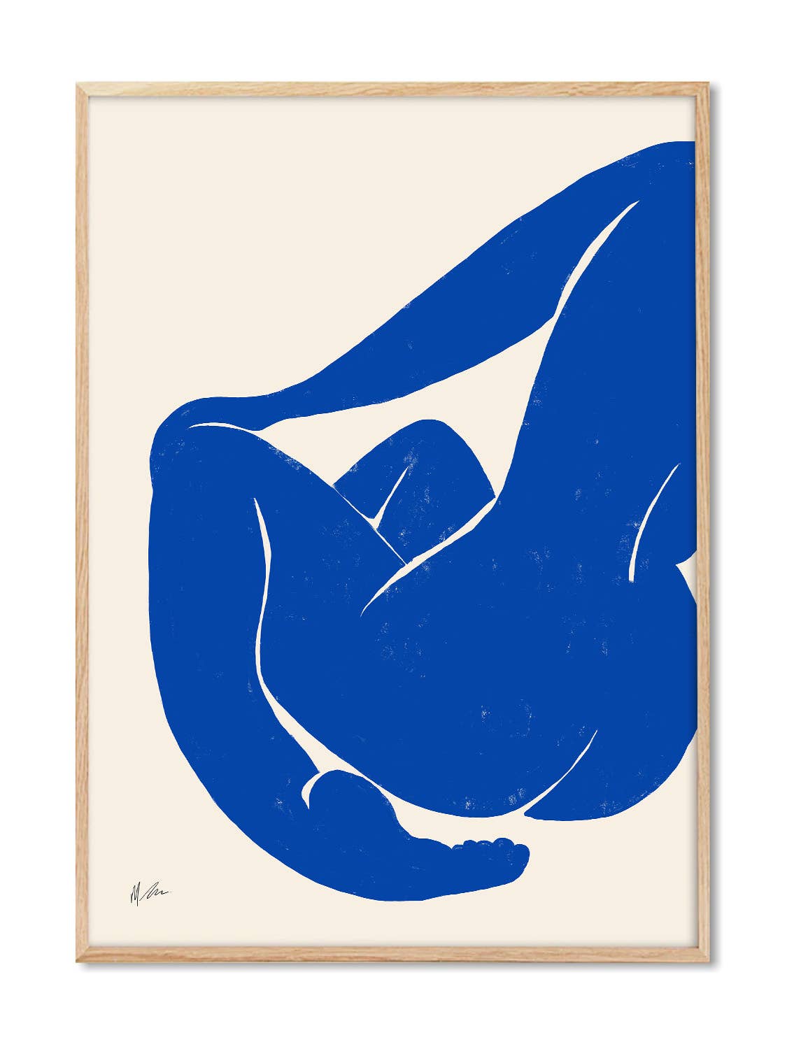 Michelle - Nu Blue - Poster - Print