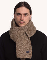 Écharpe Horn Beige-Kaki Chiné