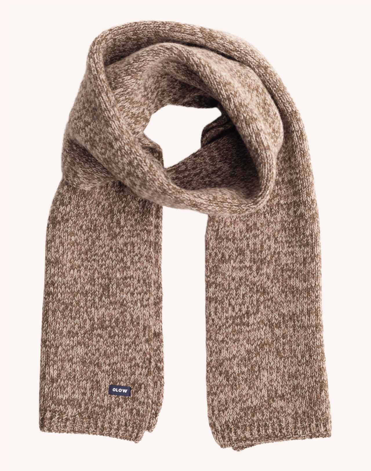 Écharpe Horn Beige-Kaki Chiné