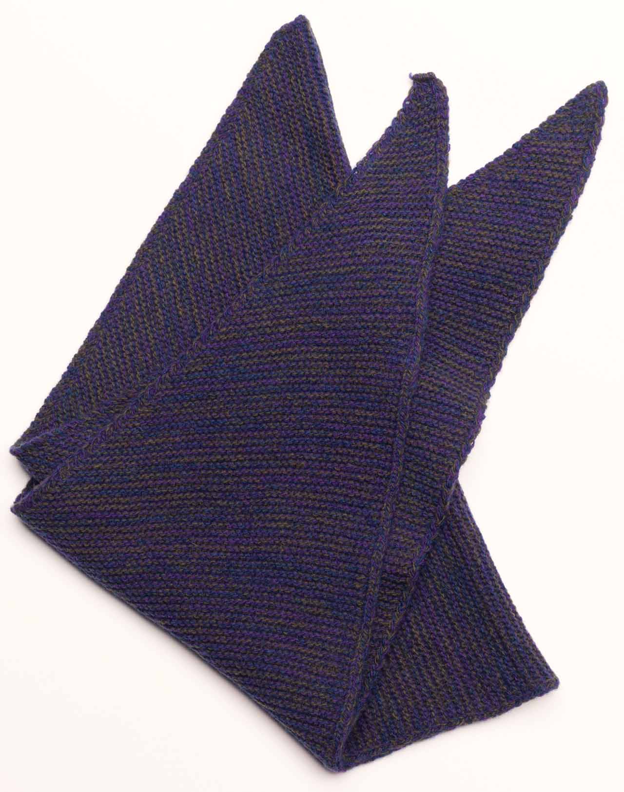 Écharpe Kolmio Bleu Marine Chiné
